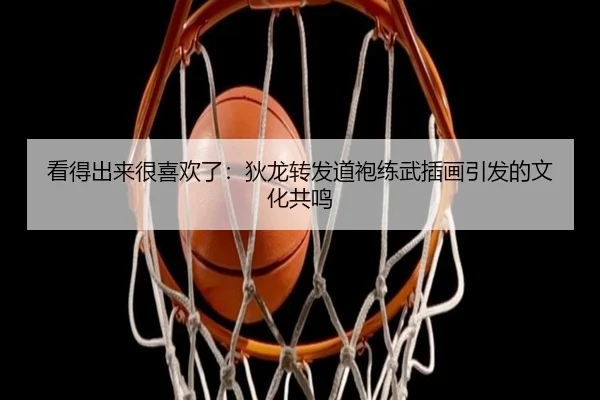 看得出来很喜欢了:狄龙转发道袍练武插画引发的文化共鸣